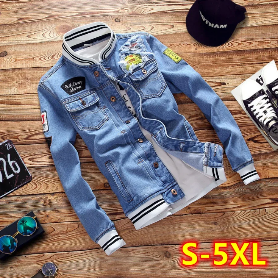 Bomber Jacket Men - Jaket Denim Pria Baru 2026, Jaket