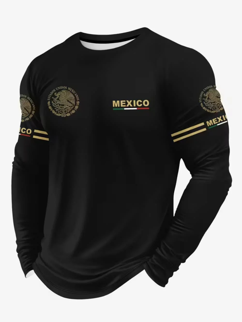 Men'S Tops Fashion - Kaos Pria Motif Elang Meksiko, Kaos
