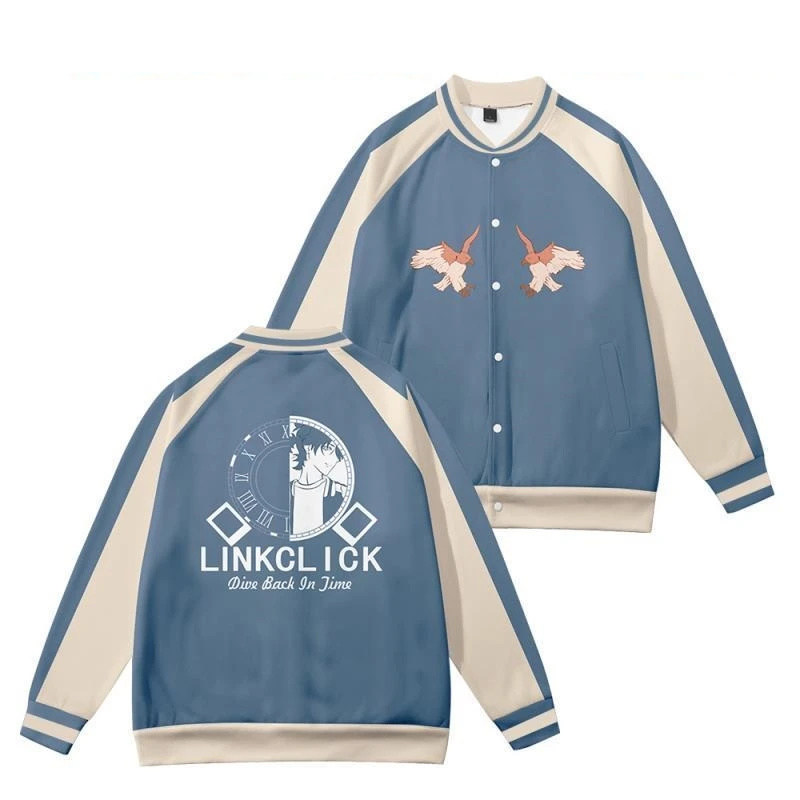 Bomber Jacket Men - Link Click Jaket Bisbol 3D –