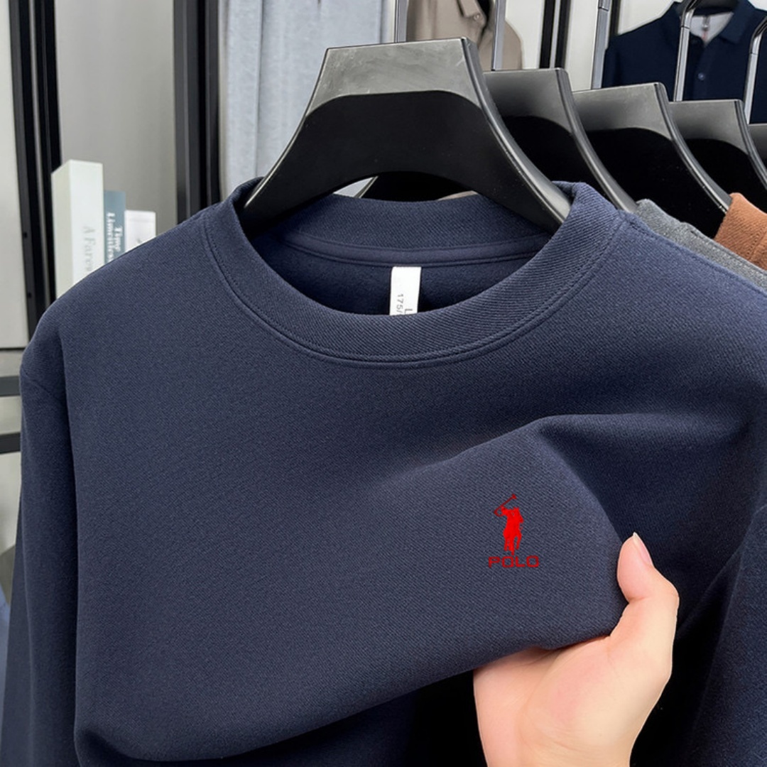 Men'S Winter Fashion - Kaos pria lengan panjang berbahan katun