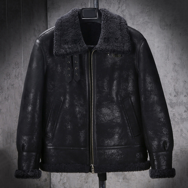 Bomber Jacket Men - Jaket Bomber B3 Pria Denny&Dora Kulit