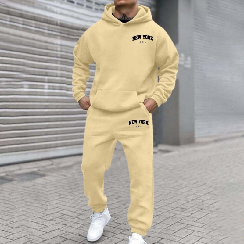 Usa New York City Prints Sweat - Men'S Fashion Loose Pants ulasan dan harga