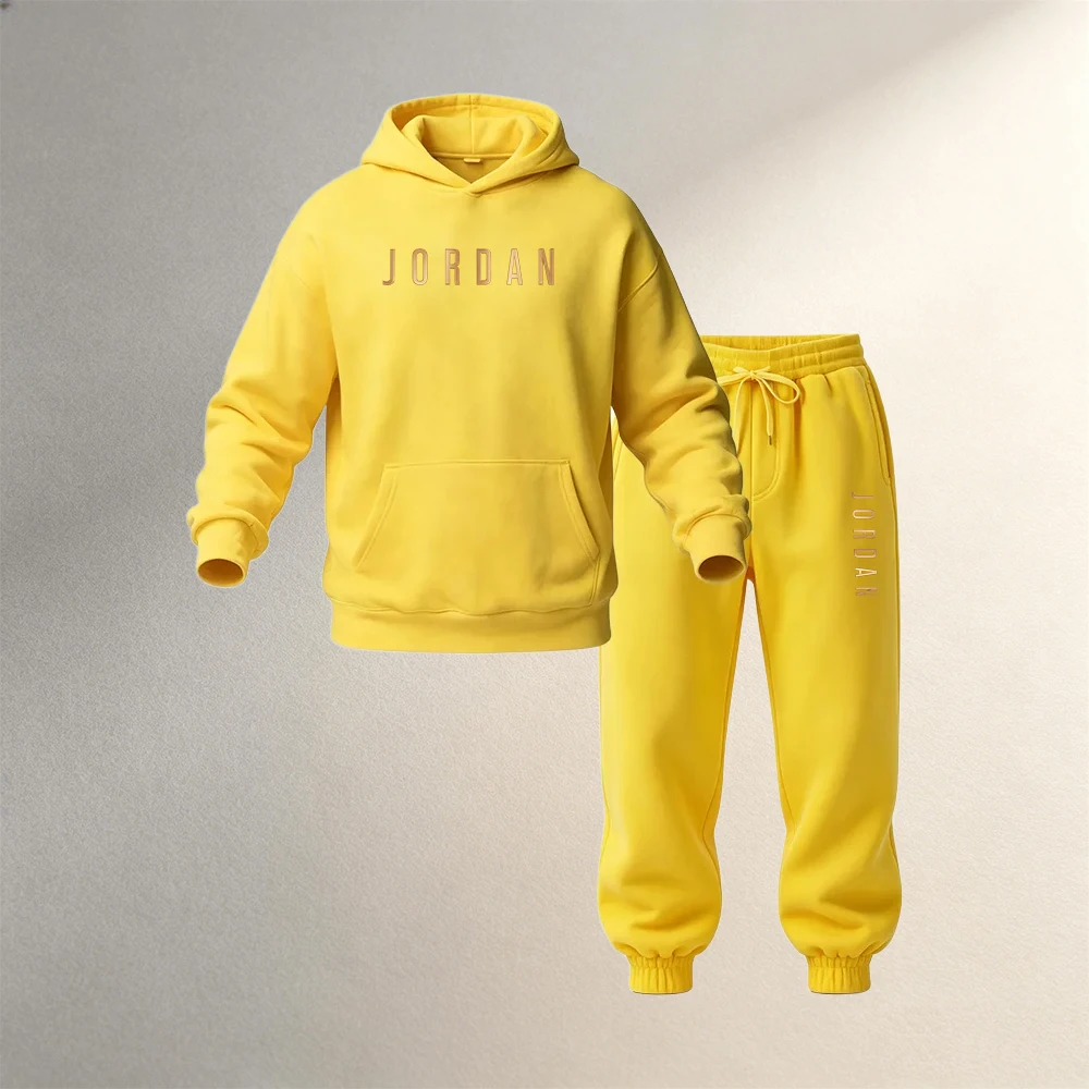Pakaian Pria 2 Potong Hoodie P - Men'S Fashion Loose Pants ulasan dan harga