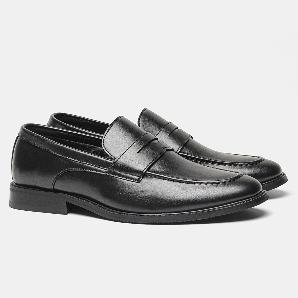 Sepatu Loafer Pria Hitam Klasi - Suede Loafers Men ulasan dan harga