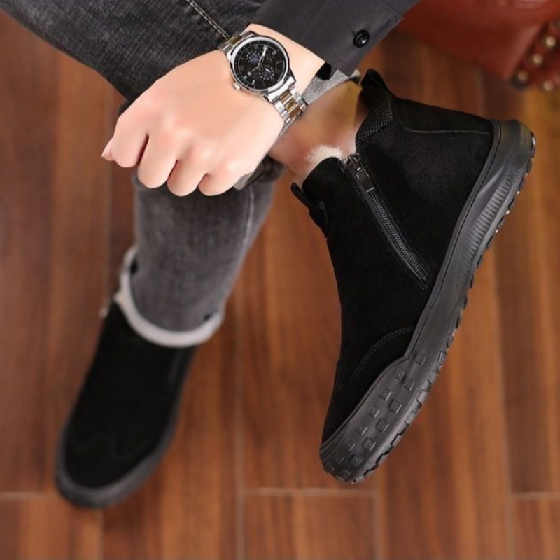 Sepatu Pria Musim Dingin Sepat - Suede Loafers Men ulasan dan harga