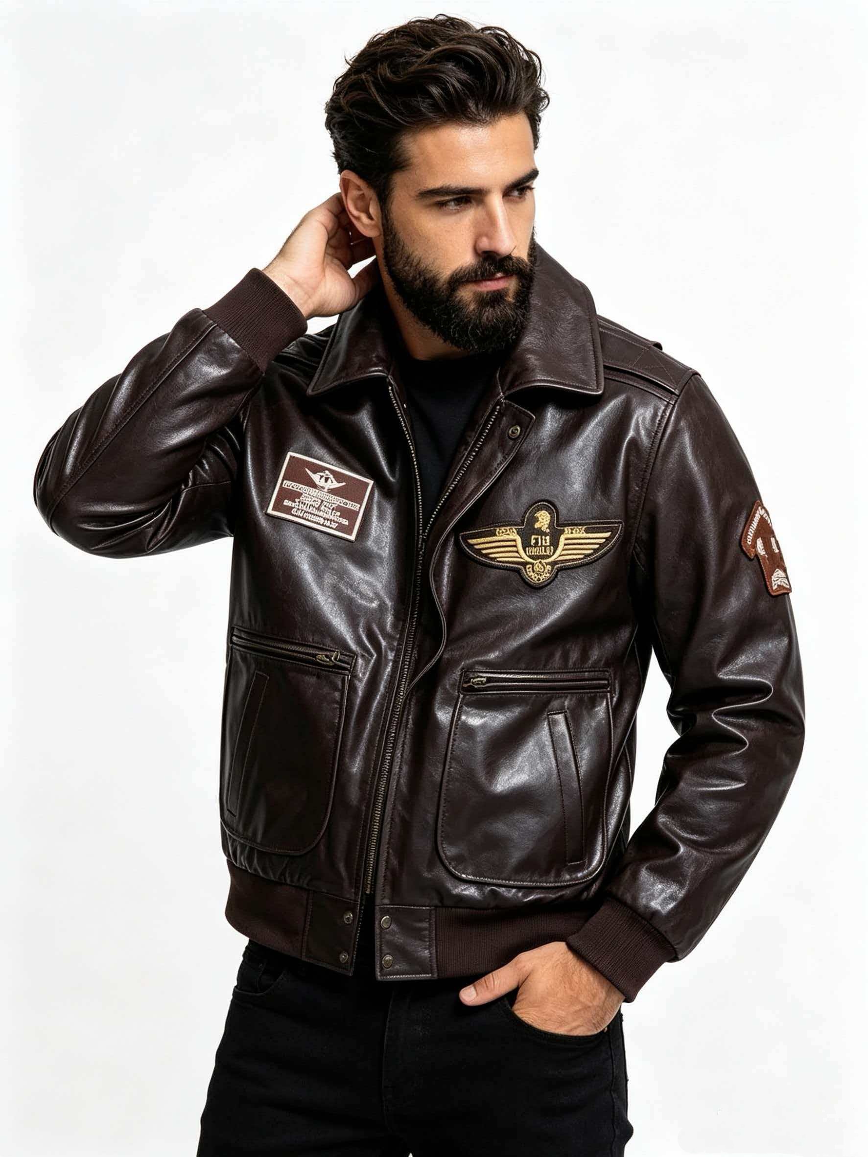 Jaket Penerbangan Militer Kuli - Bomber Jacket Men ulasan dan harga