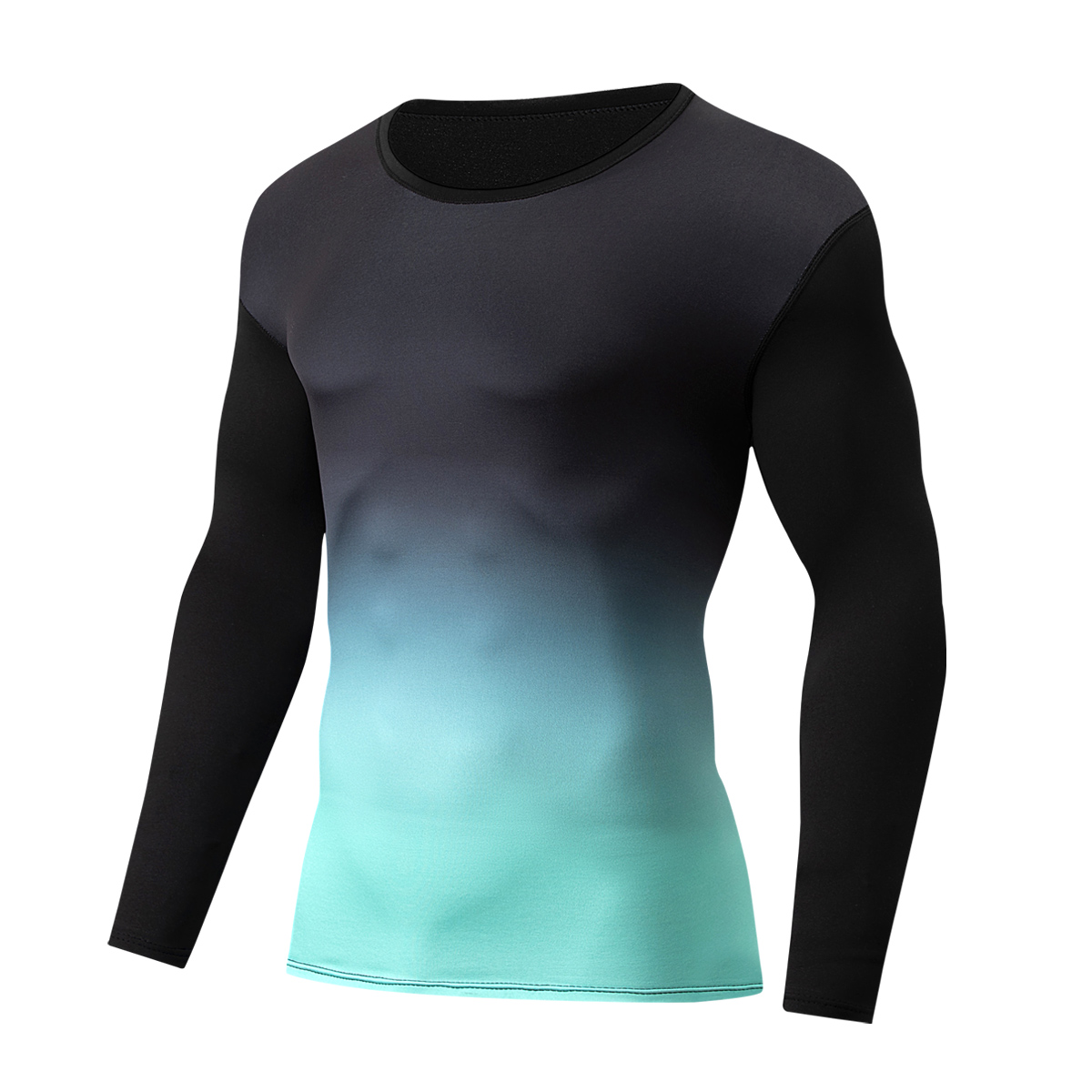 1/2 Potong Kaos Lengan Panjang - Men'S Winter Fashion ulasan dan harga