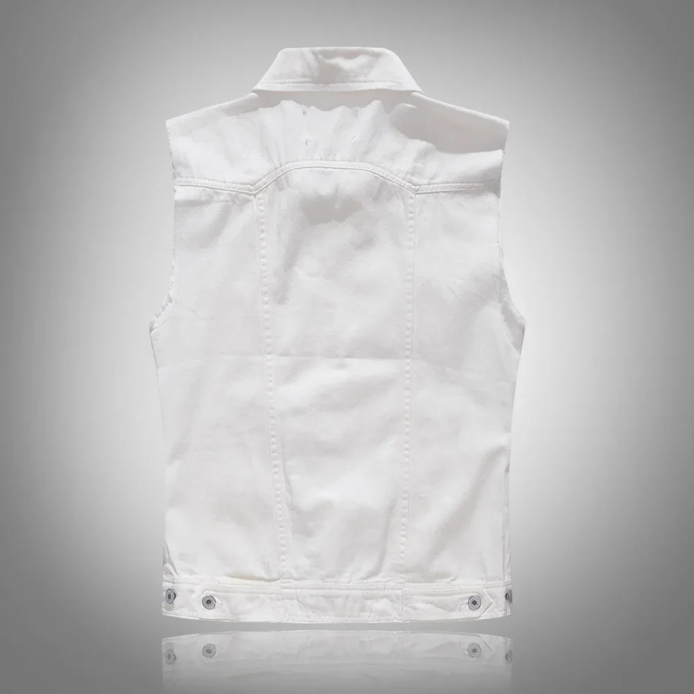 Pop Musim Panas Mode Baru Pria - Men'S Fashion Vest With Jeans ulasan dan harga