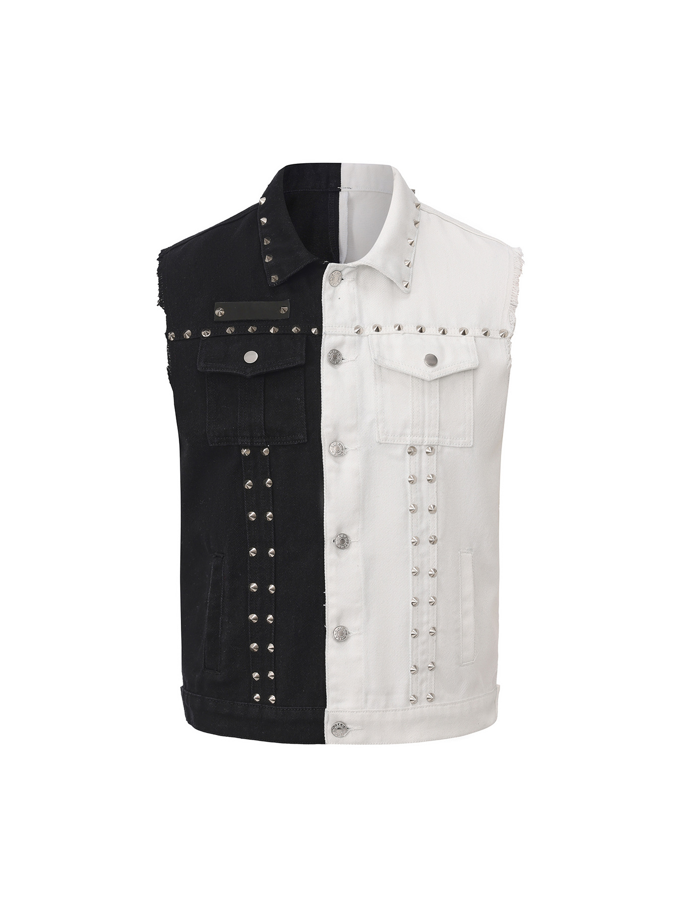 Rompi Jeans Gaya Punk Pria den - Men'S Fashion Vest With Jeans ulasan dan harga