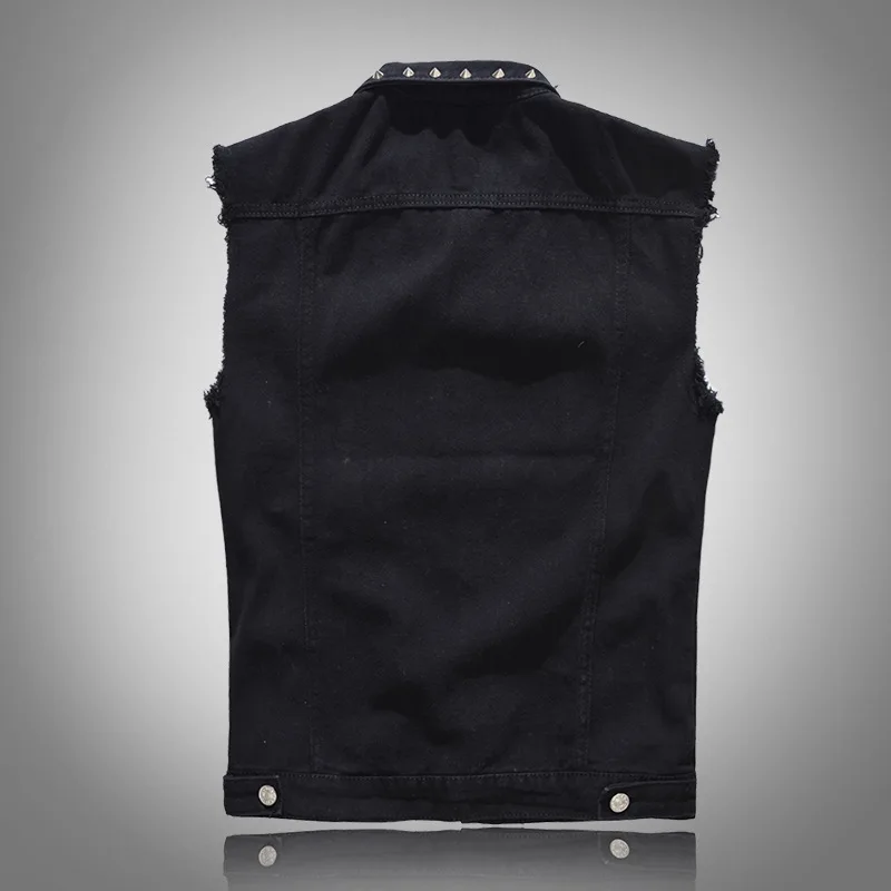 Rompi Denim Pria Musim Semi 20 - Men'S Fashion Vest With Jeans ulasan dan harga