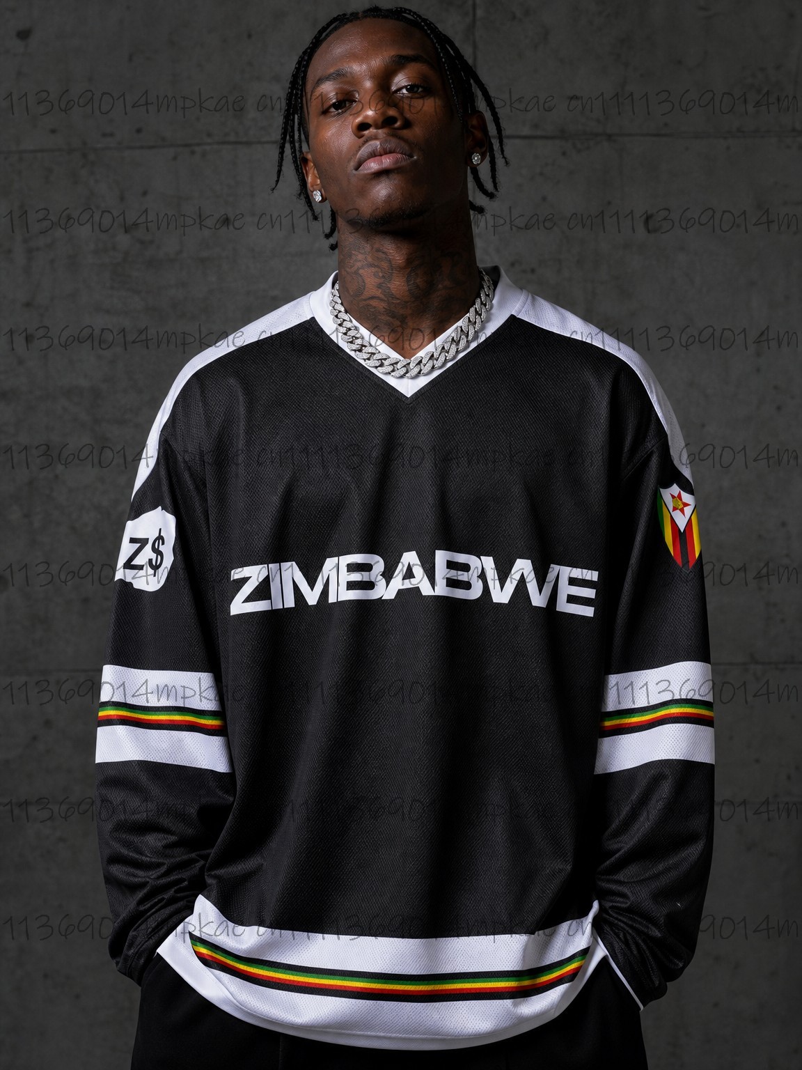 Kaos Pria Lengan Panjang V-Nec - Men'S Tops Fashion ulasan dan harga
