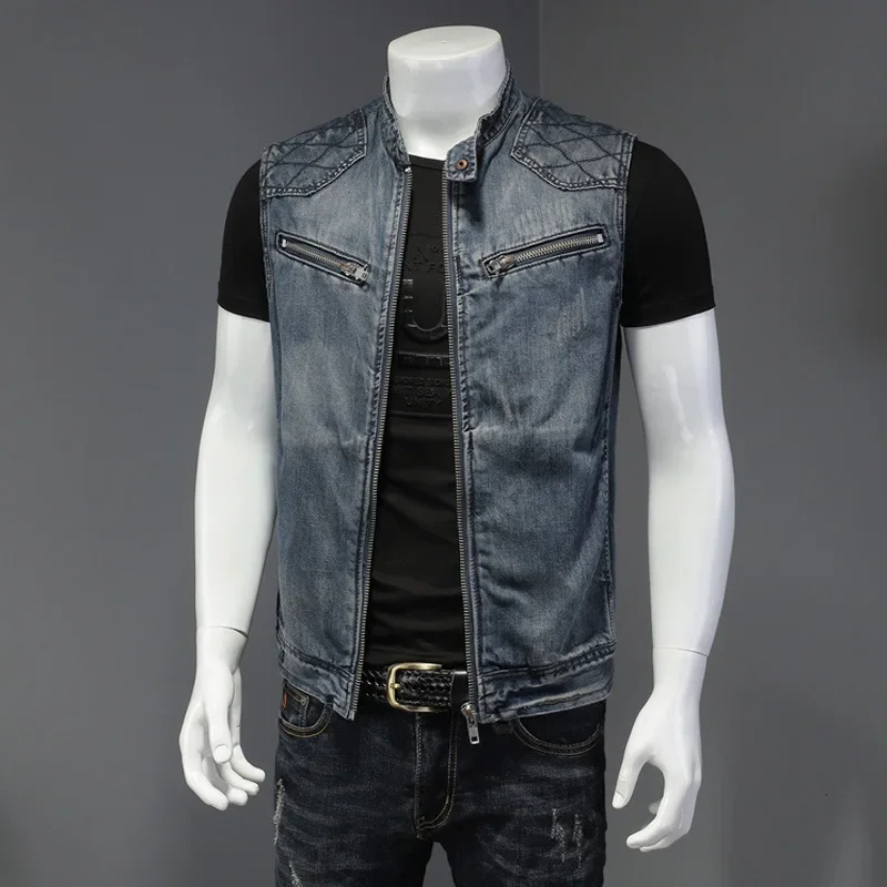 Pop Musim Semi Musim Gugur Jak - Men'S Fashion Vest With Jeans ulasan dan harga