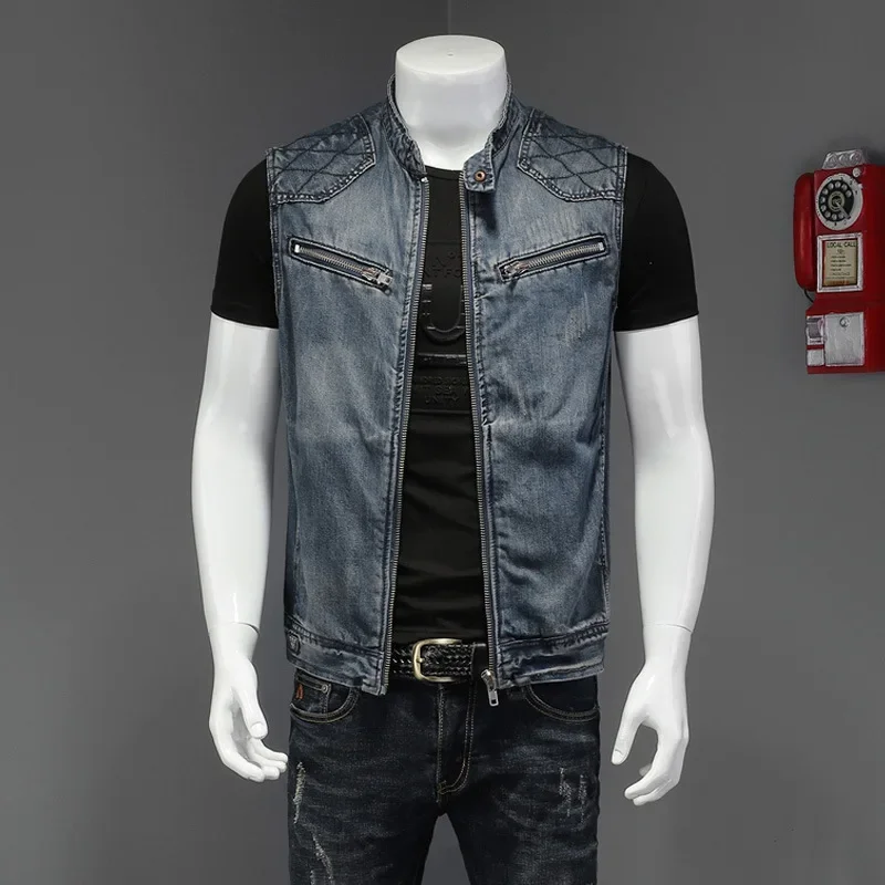 Pop Musim Semi Musim Gugur Jak - Men'S Fashion Vest With Jeans ulasan dan harga