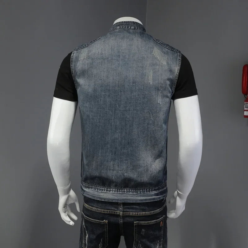 Pop Musim Semi Musim Gugur Jak - Men'S Fashion Vest With Jeans ulasan dan harga
