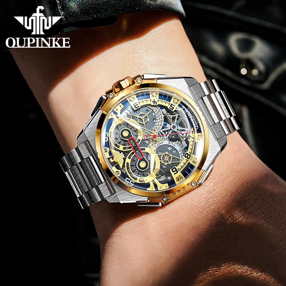 Jam Tangan Pria OUPINKE Merek  - Men'S Fashion Luxury Brands ulasan dan harga