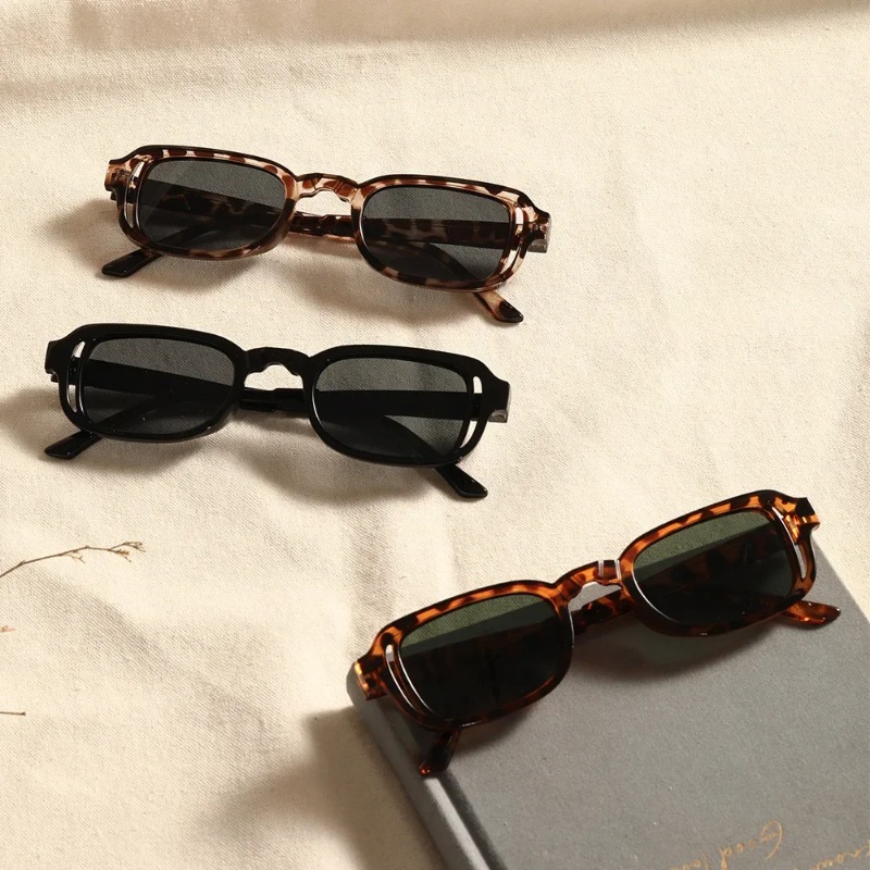 Kacamata Hitam Persegi Panjang - Men'S Fashion Luxury Brands ulasan dan harga