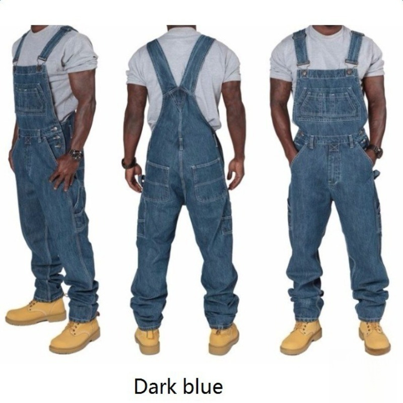 Celana Denim Sobek Pria dengan - Men'S Fashion Loose Pants ulasan dan harga