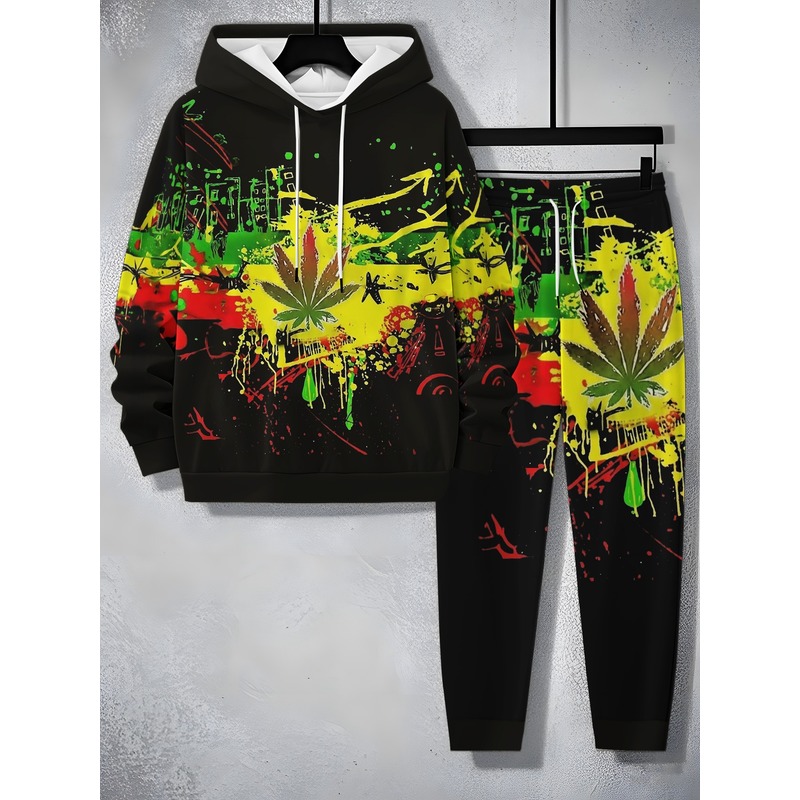 Setelan Dua Potong Jaket Berke - Men'S Fashion Loose Pants ulasan dan harga