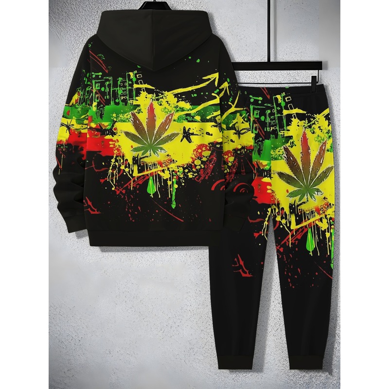 Setelan Dua Potong Jaket Berke - Men'S Fashion Loose Pants ulasan dan harga
