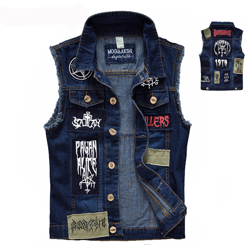 Rompi Jeans Pria Klasik Vintag - Men'S Fashion Vest With Jeans ulasan dan harga
