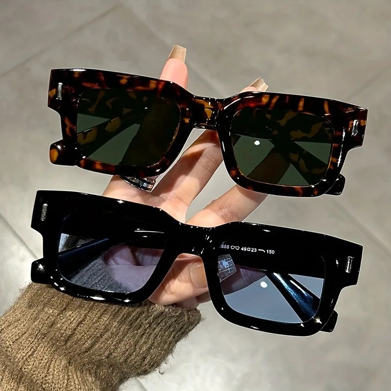 Kacamata Hitam Persegi Panjang - Men'S Fashion Luxury Brands ulasan dan harga