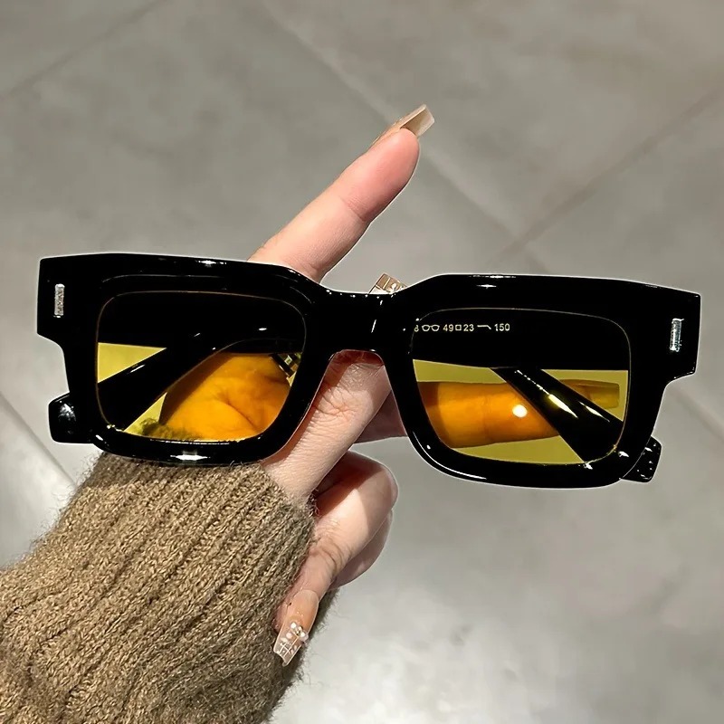 Kacamata Hitam Persegi Panjang - Men'S Fashion Luxury Brands ulasan dan harga