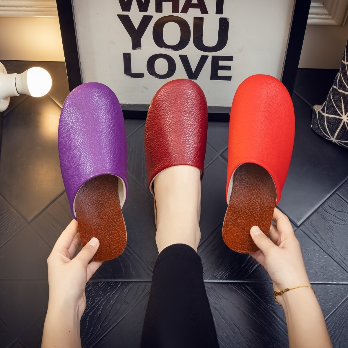Sandal Kulit Hitam Fashion Pri - Men'S Fashion Houses ulasan dan harga