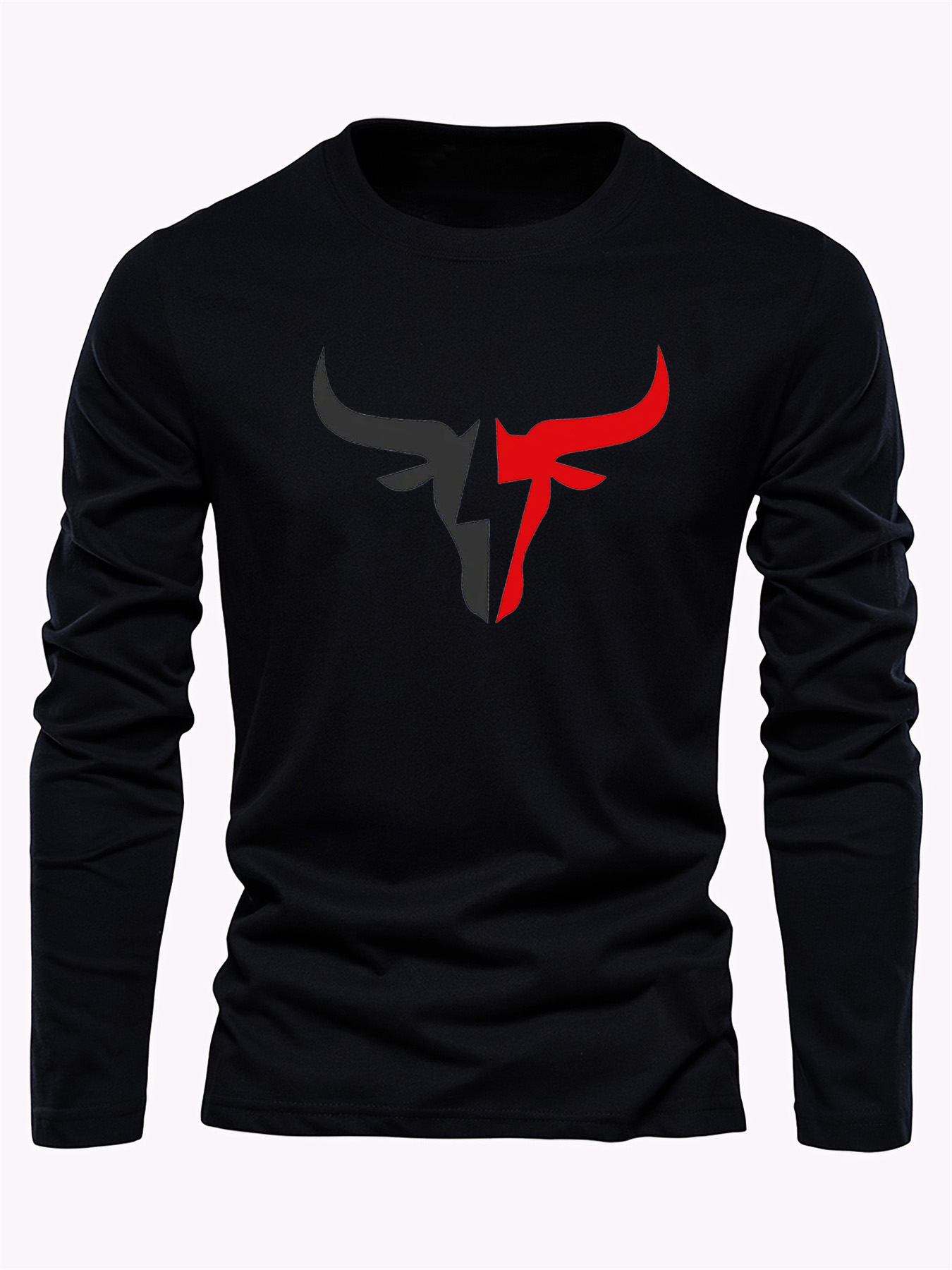 Kaos Lengan Panjang Pria Warna - Men'S Tops Fashion ulasan dan harga