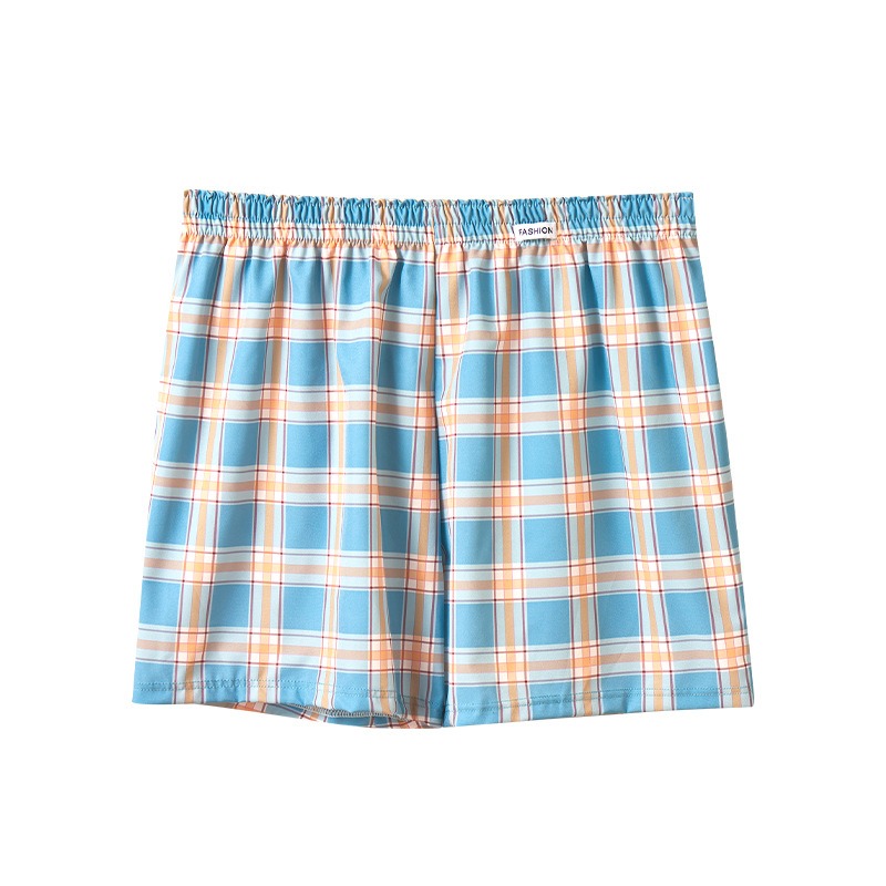 Celana Pendek Pria Motif Kotak - Men'S Fashion Loose Pants ulasan dan harga