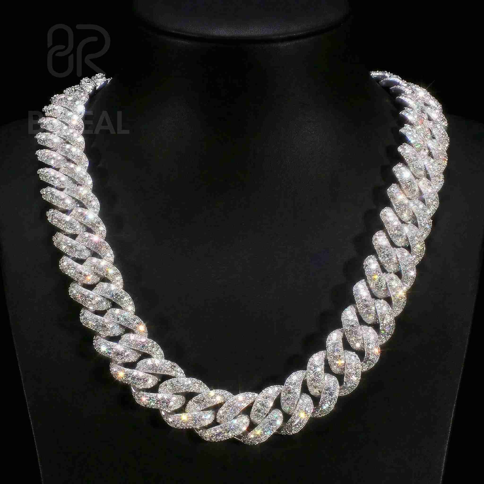 Kalung Cuban Link Moissanite I - Men'S Fashion Outlets ulasan dan harga
