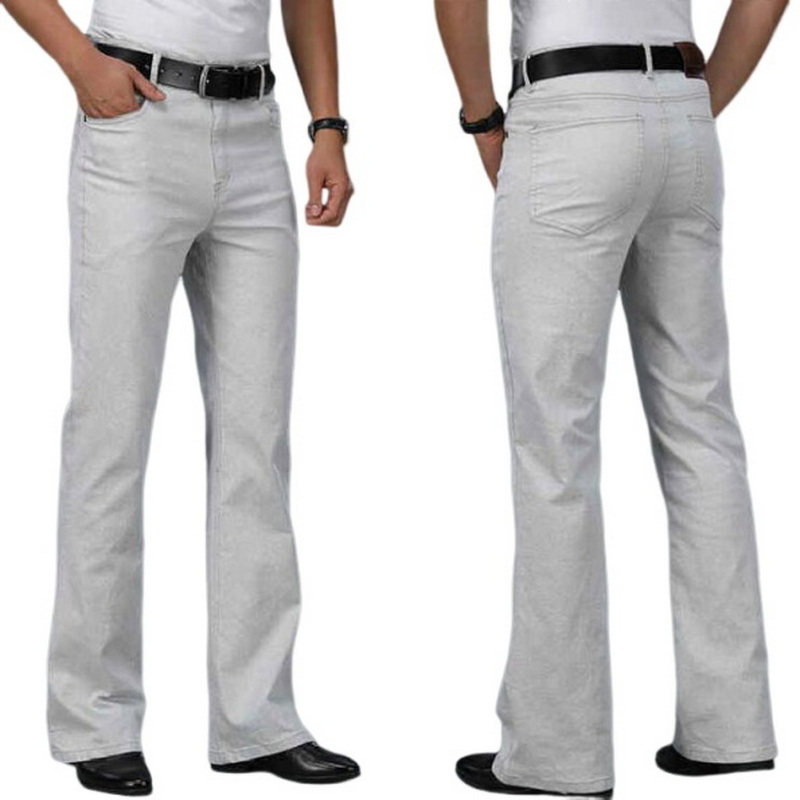 Celana jins Denim krem longgar - Men'S Fashion Jeans And Boots ulasan dan harga