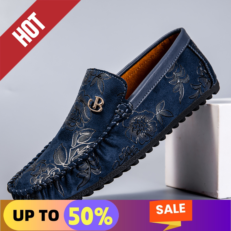 Sepatu Pantofel Kulit Santai S - Suede Loafers Men ulasan dan harga