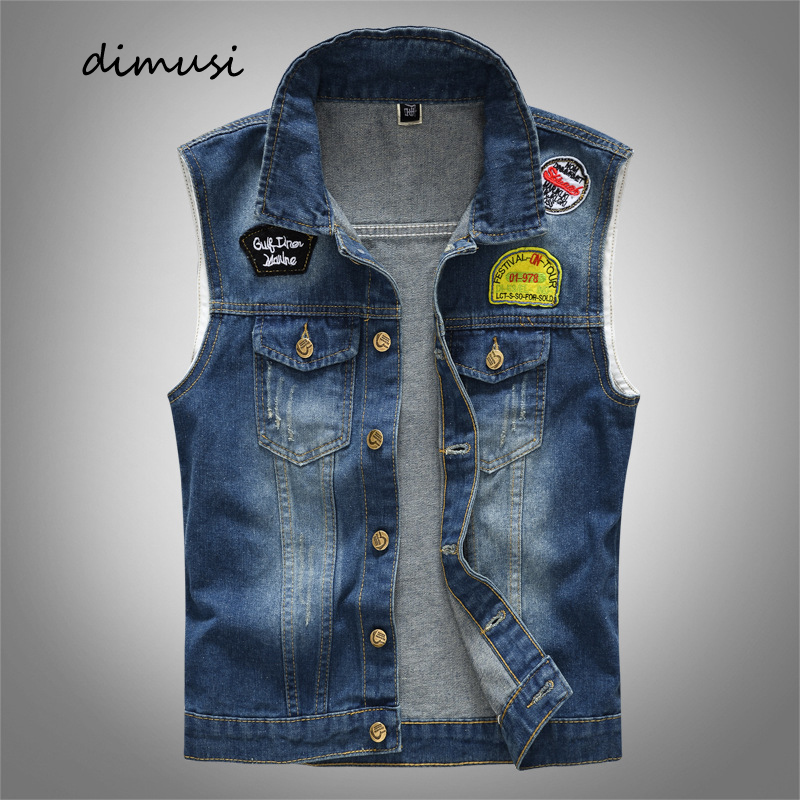 Rompi Denim pria musim semi Su - Men'S Fashion Vest With Jeans ulasan dan harga