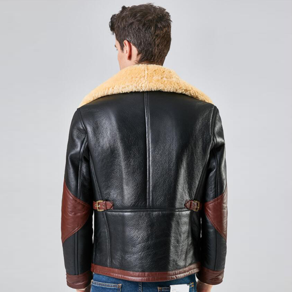 Jaket Kulit Domba Alami B3 Pri - Bomber Jacket Men ulasan dan harga
