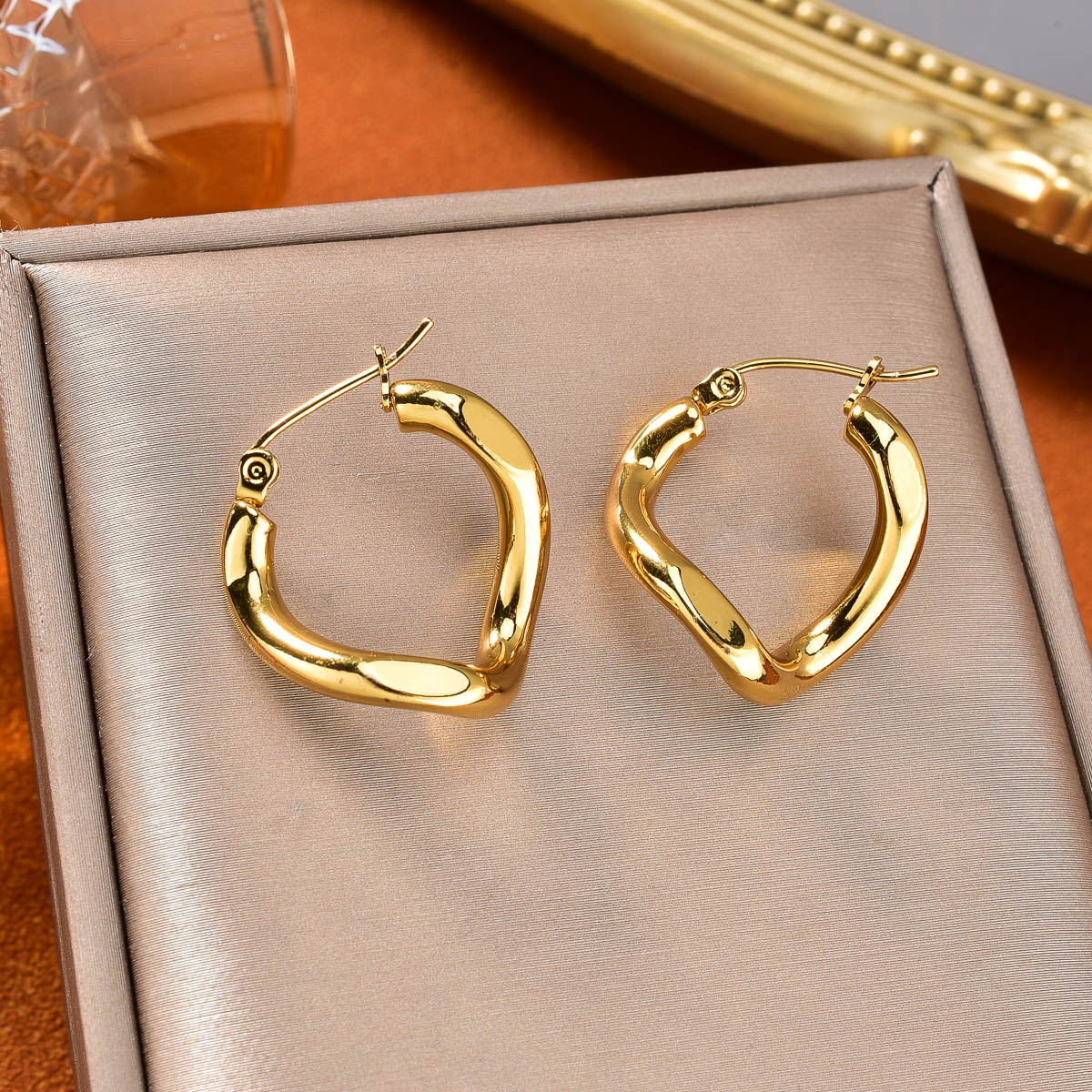 Anting wanita baja tahan karat - Dubai Men'S Fashion ulasan dan harga
